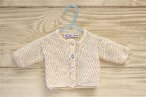 KNITTING PATTERN , Baby Cardigan with Button Closure, Essential Classic ...