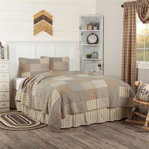 Sawyer Mill Charcoal California King Quilt Set Quilt Wx L W