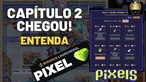 PIXELS ATUALIZOU CAPITULO 2 CHEGOU E AGORA ENTENDA PARA SAIR NA