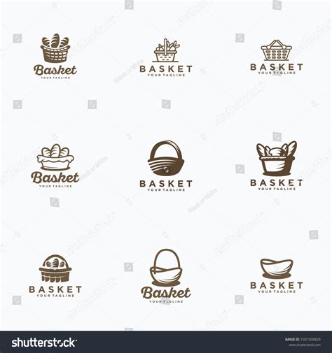 Basket Logo Design Vector Template Stock Vector (Royalty Free) 1507309829 | Shutterstock