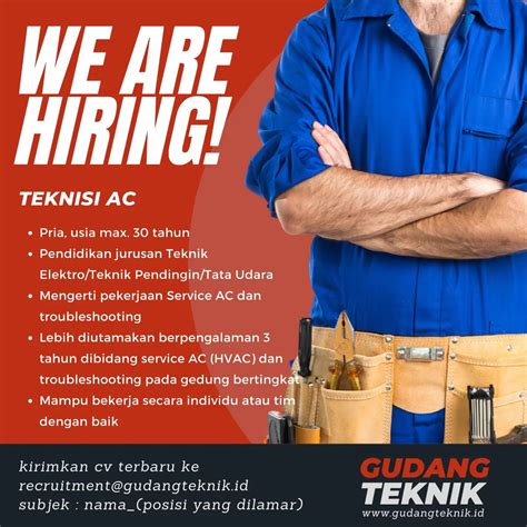 Lowongan Teknisi AC AtmaGo