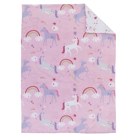 Parent's Choice 4-Piece Toddler Bedding Set, Pink, Unicorn - Walmart.com