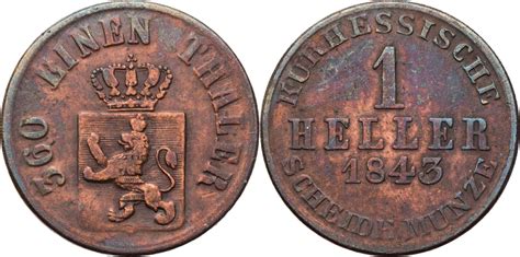 Hessen Kassel Heller Wilhelm Ii Vf Ma Shops