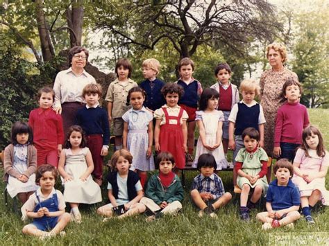 Photo de classe Moyenne section maternelle cité verte de 1981 ECOLE