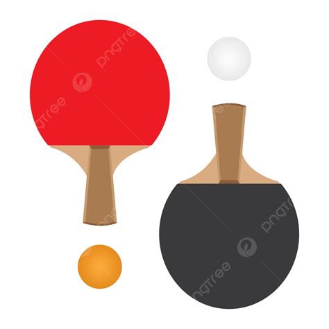 Cartoon Ping Pong Racket And Ball Ball Clipart Cartoon Clipart Ping