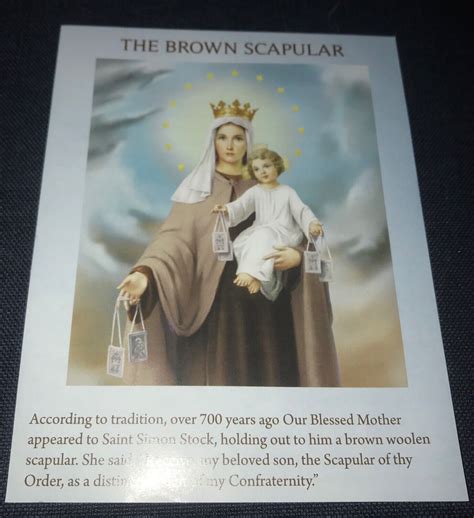 Prayer Pamphlet The Brown Scapular Prayer Pamphlet 4608046928