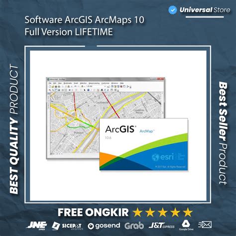 Jual Program ArcGIS ArcMaps 10 Full Version Terbaru Premium PRO