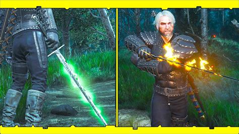 How To Set Our Sword On Fire In The Witcher 3 Wild Hunt Youtube