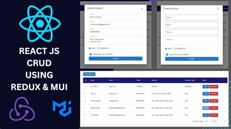 React JS CRUD With Redux MUI And JSON Server