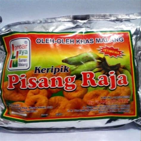 Jual Keripik Buah Pisang Raja Lancar Jaya Khas Malang Shopee Indonesia