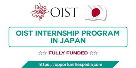 Unleash Your Scientific Potential Oist Internship Program 2024 Now