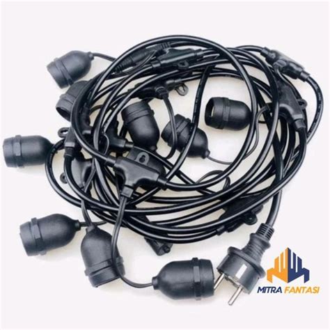 Jual Kabel Fitting Gantung Listrik Lampu Kafe Fiting Meter Hias