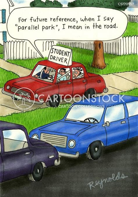 Learner Driver Cartoons and Comics - funny pictures from CartoonStock