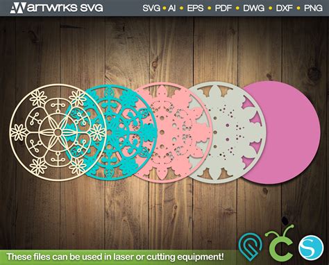 Layered Mandala SVG 3D Mandala SVG Pattern Mandala Svg by - Etsy