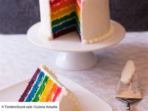 Rainbow Cake Facile D Couvrez Les Recettes De Cuisine Actuelle