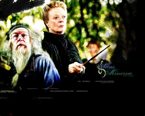 Albus Dumbledore Minerva Mcgonagall Hogwarts Professors Wallpaper 7561013 Fanpop