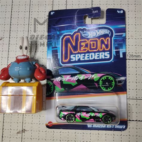 Hot WHEELS MAZDA RX DRIFT NEON SPEEDER Series Shopee Malaysia