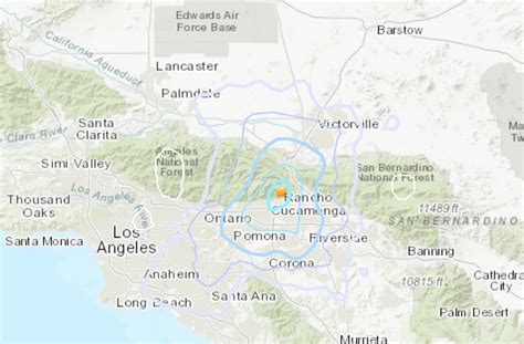 Magnitude 3.6 earthquake hits near Rancho Cucamonga Wednesday - VVNG