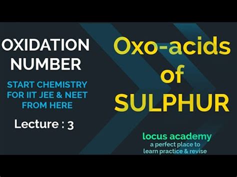 Oxo Acids Of SULPHUR Oxidation Number L 3 Structure Of Oxo