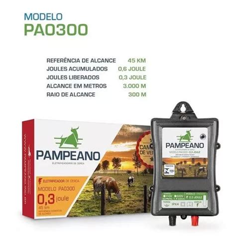 Kit Cerca Elétrica Rural Eletrificador 45km 500m Fio Parcelamento