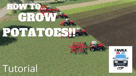 How To Grow Potatoes In Farming Simulator 19 YouTube