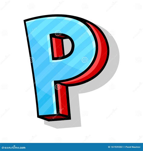 Letter P Cartoon