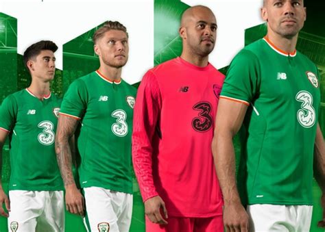First New Balance Ireland Kit Republic Of Ireland Home Jersey 2017