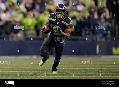 Seattle Seahawks Running Back Kenneth Walker Iii 9 Runs Down The Field During Overtime Of An