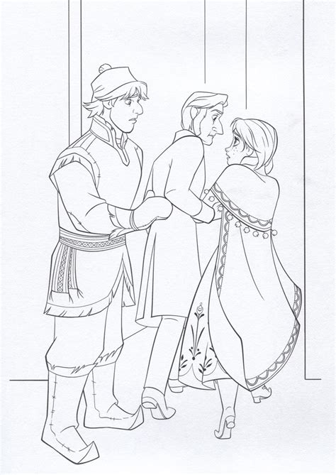 Desenho De Anna E Kristoff Apaixonados Para Colorir Tudodesenhos Porn