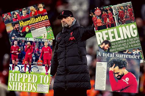 The Extent Of The Crash Was Sobering Media React To Liverpool 2 5