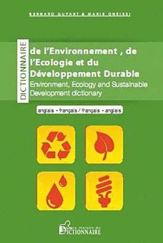 Dictionnaire De L Environnement De L Cologie Et Du D Veloppement