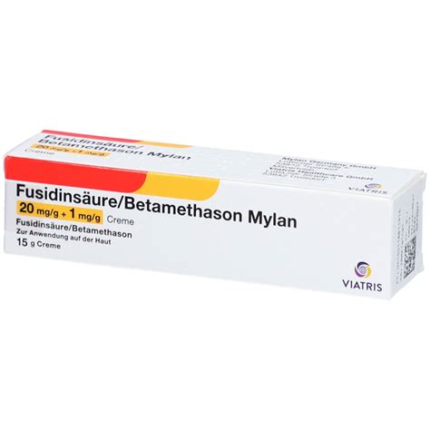 Fusidinsäure Betamethason Mylan 20 mg g 1 mg g 15 g mit dem E Rezept