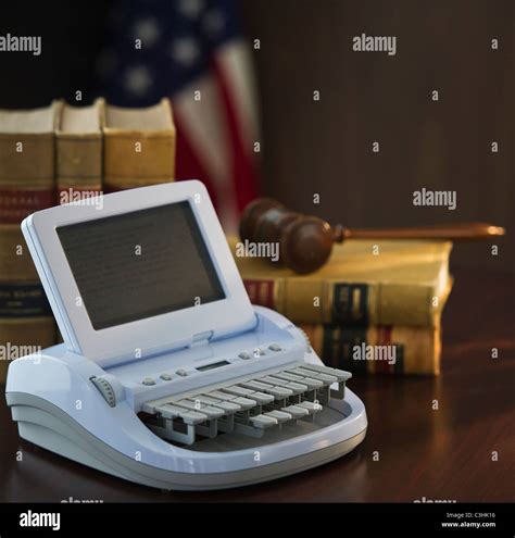 Stenograph machine Stock Photo - Alamy