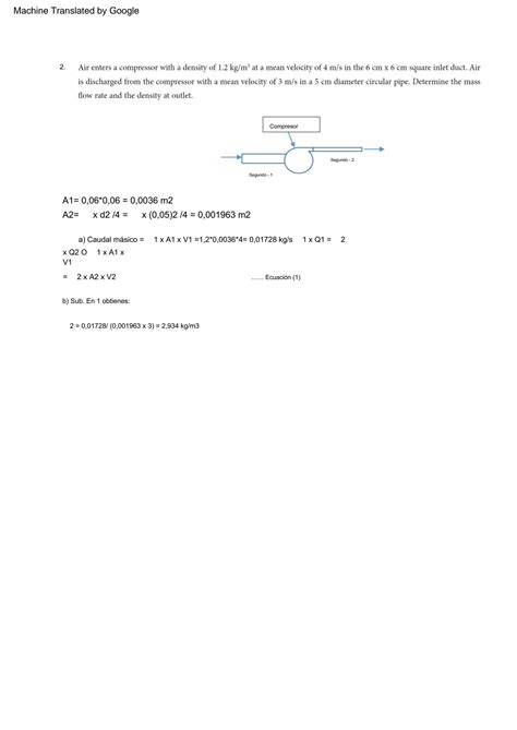 Solution Examen Final Con Soluci N Para Mec Nica De Fluidos Ingenier A