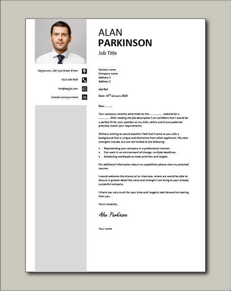 The Best Cv Cover Letter