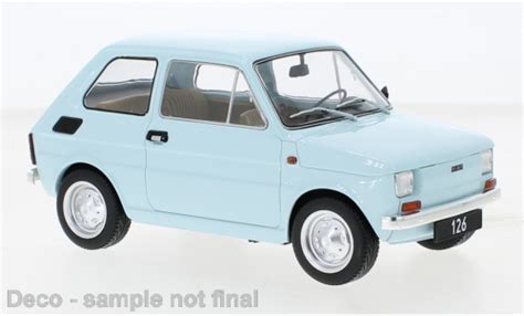 Modellautos Fiat 126 1 18 MCG Blau 1972 Online Modellautos At