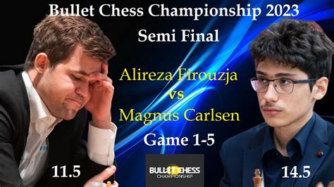 Bullet Chess Championship Magnus Carlsen Vs Alireza Firouzja