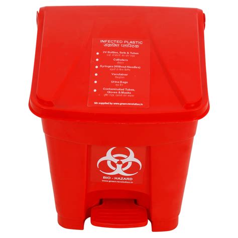 Green Revolution Yellow Bio Medical Waste Bin 10l At Rs 400 In New Delhi