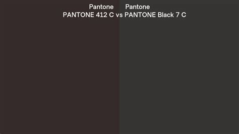 Pantone C Vs Pantone Black C Side By Side Comparison