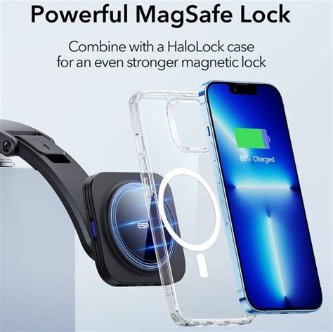 Esr Adowarka Bezprzewodowa Magsafe Halolock Magnetic Na Kokpit Czarna