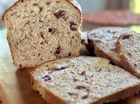 Festive Cranberry Wild Rice Bread Recipe Loaf Or Rolls The Sweet