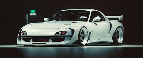 Juicy Widebody Kit For Mazda Rx 7 Finally Lives To Offend Also Clad In