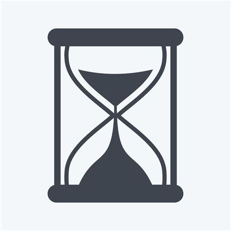 Icon Hourglass Suitable For Web Interface Symbol Glyph Style Simple Design Editable Design