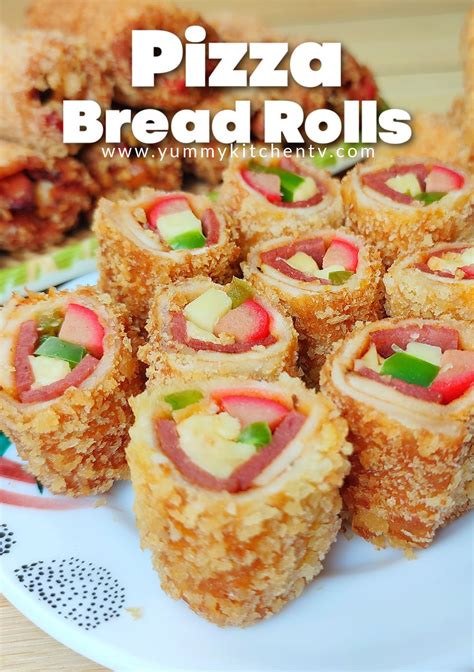 Pizza Bread Roll Yummy Kitchen