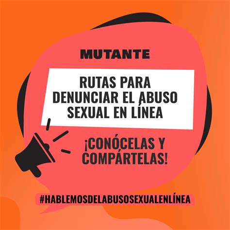 Mutante Ruta De Denuncia Del Abuso Sexual En L Nea