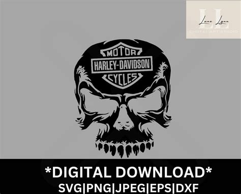 Custom Harley Davidson Skull Svg Willie Gs Grandpa Svg Etsy