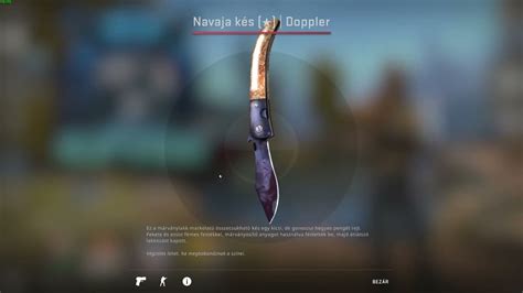 Cs Go Navaja Knife Doppler Factory New Blackpearl Showcase