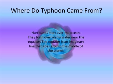 Formation of Typhoon