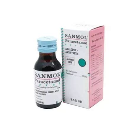 Jual Sanmol Syrup Ml Paracetamol Anak Balita Penurun Demam Panas