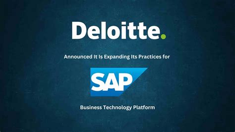 Deloitte Expands SAP Business Technology Platform With Generative AI